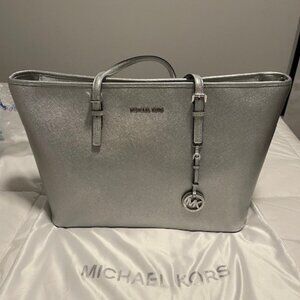 Michael Kors Extra Large Silver Tote